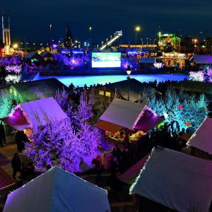 La place de Barcares en fête
